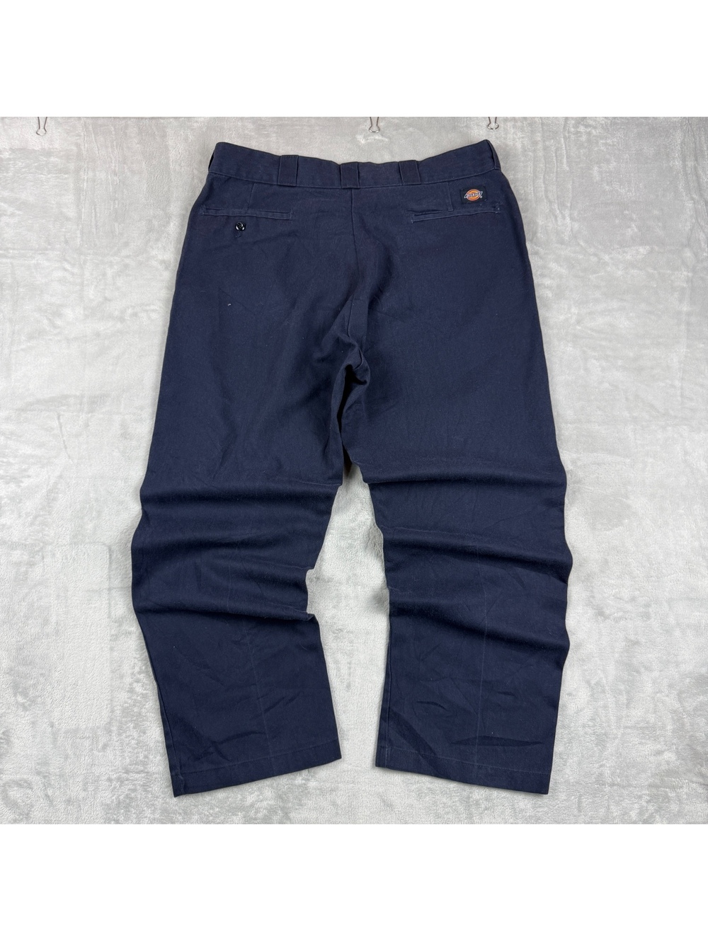 VTG Dickies Men Work Pants Navy Blue 34x29 Straight Leg Workwear Skater Rlx Y2K